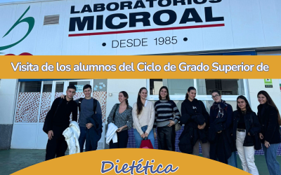 Visita del Ciclo de Dietética a Laboratorios Microal: formación práctica en un entorno profesional real