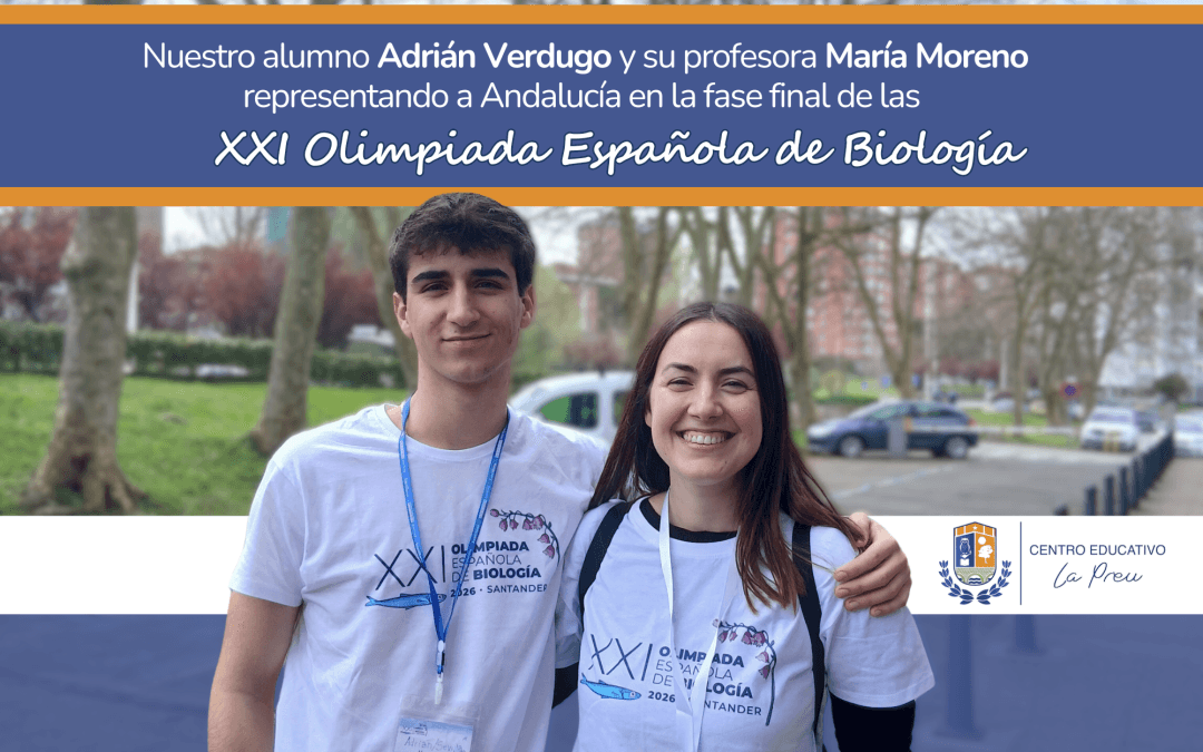 Adrián Verdugo representa a Andalucía en la final nacional de la Olimpiada de Biología